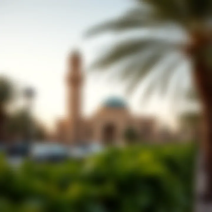 Historic landmarks in Al Shindagha reflecting the region's rich history