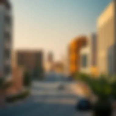 Modern developments in Al Shindagha illustrating its growth and evolution