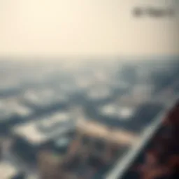 A panoramic view of Al Twar 2 showcasing its distinctive architecture and urban layout