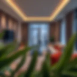 Modern living room in an Al Warqa apartment