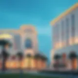 Aesthetic view of Awqaf architecture in Dubai