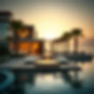 Luxurious beachfront hotel in Dubai with a stunning view