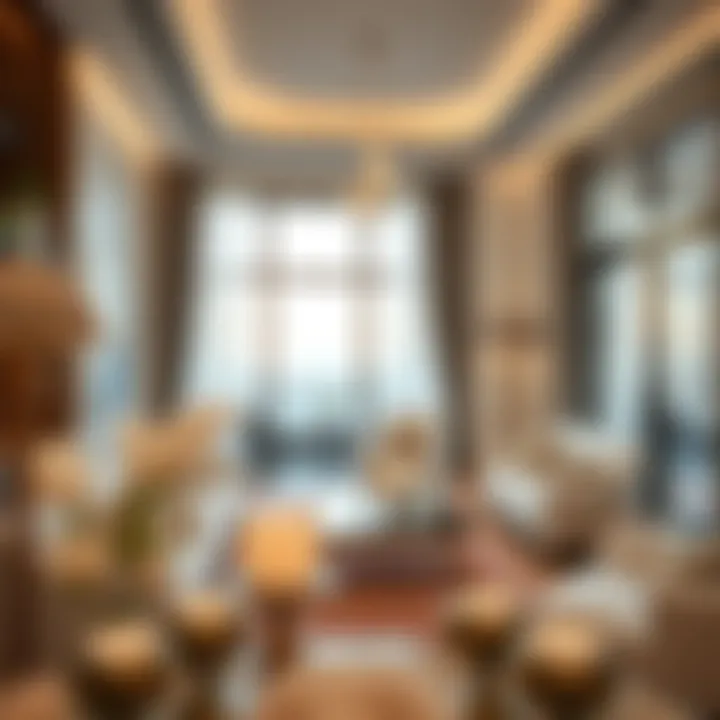 Luxurious living space inside a Bianca Townhouse unit