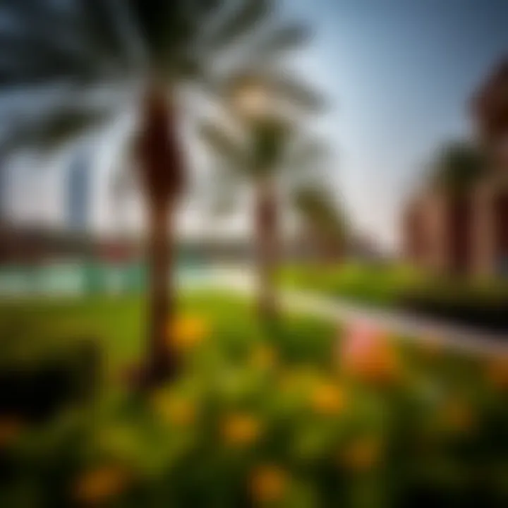 Community Amenities in Binsina Mudon Community amenities in Binsina Mudon highlighting parks and recreational areas