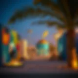 Artistic Installations at Blue Camp Al Quoz A view of the artistic installations at Blue Camp Al Quoz