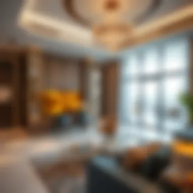 Luxurious Interior of برج الرند Luxurious interior design of برج الرند