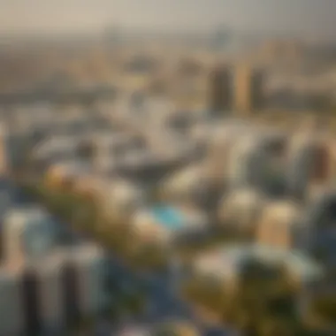 Aerial View of Capella Properties Aerial view of Capella properties within Dubai's skyline