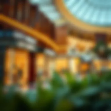 Shoppers exploring high-end retail at City Walk