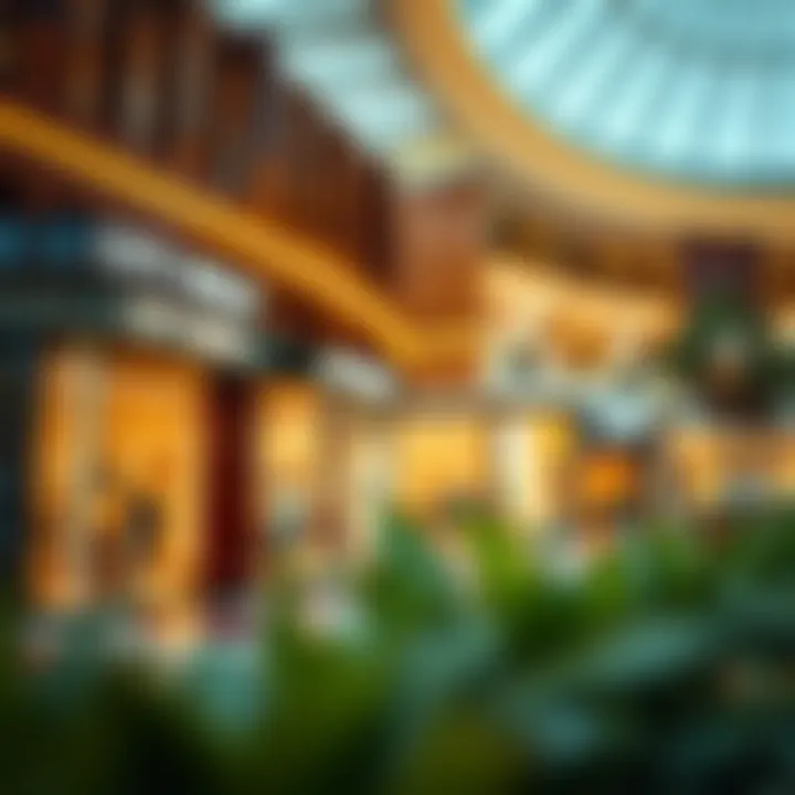 Shoppers exploring high-end retail at City Walk