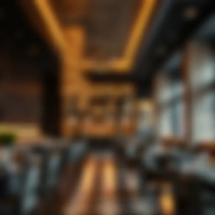 Inviting atmosphere showcasing unique restaurant designs