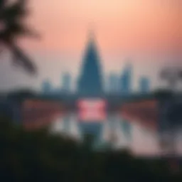 Majestic skyline of Abu Dhabi