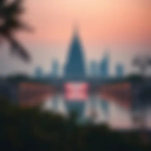 Majestic skyline of Abu Dhabi