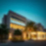 Dubai British School facade showcasing modern architecture