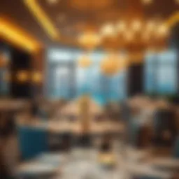 Lavish dining experience showcasing Dubai's culinary artistry