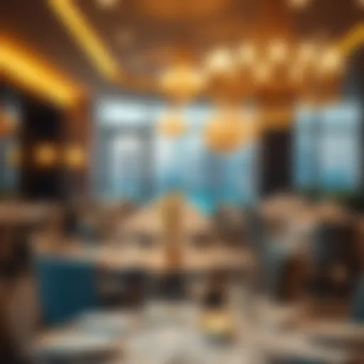 Lavish dining experience showcasing Dubai's culinary artistry