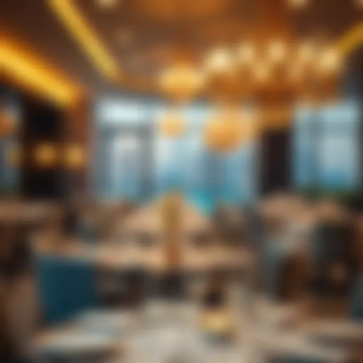 Lavish dining experience showcasing Dubai's culinary artistry