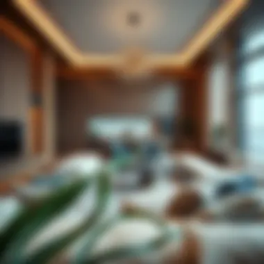 Luxury apartment interiors highlighting contemporary design