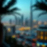 A stunning skyline view of Dubai showcasing its iconic architecture