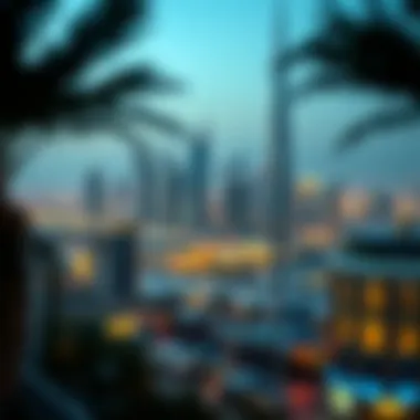 A stunning skyline view of Dubai showcasing its iconic architecture
