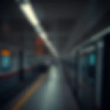 Commuters utilizing the Dubai Red Line Metro, emphasizing connectivity