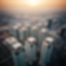 Stunning aerial view of Emaar South Urbana showcasing its modern architecture