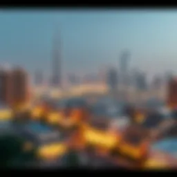 Stunning skyline view of Dubai showcasing luxury properties