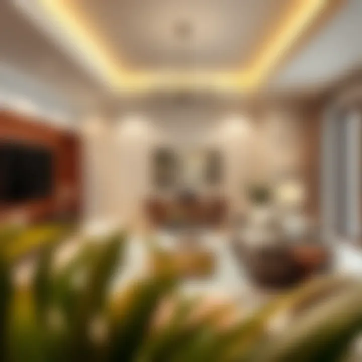 Elegant family room showcasing modern design