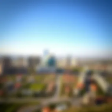 Stunning panoramic view of the surrounding community and skyline