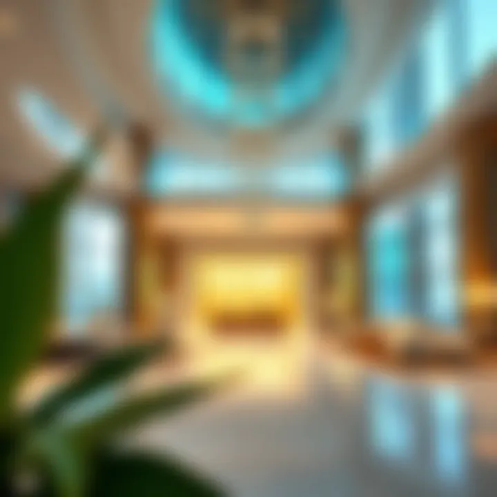 Interior design of the Hudaiba Awards Building highlighting innovative spaces