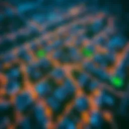 Aerial view of جميرا فيلج سيركل showcasing vibrant community layout