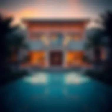 Elegant Villa Architecture on Lanai Island Elegant architectural design of a villa on Lanai Island