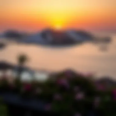 Serene Sunset Over Lanai Island Stunning sunset over Lanai Island highlighting its serene environment