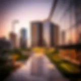 Modern Architecture in Mankhool A panoramic view of Mankhool showcasing modern architecture