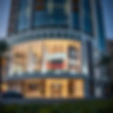 Architectural Design of منار مول Exterior facade showcasing the architectural design of منار مول