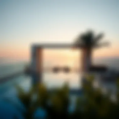 Tranquil Pool Area at Monaco Hotel A serene pool area overlooking the ocean