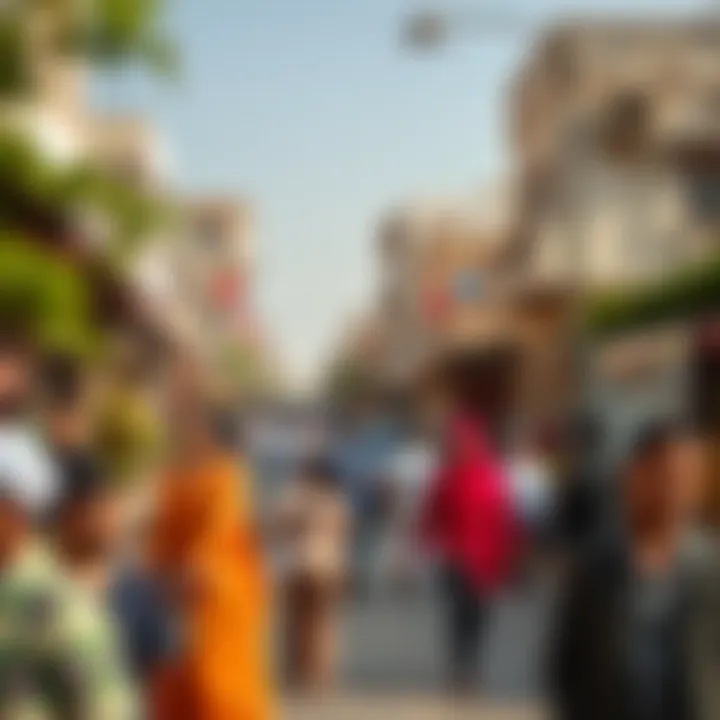 Vibrant Community Atmosphere in النخيل عجمان Community life in النخيل عجمان