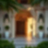 Welcoming entrance to النوف 4 showcasing its architectural charm