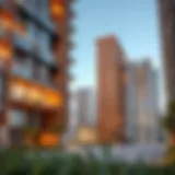 Architectural rendering of a luxury development in Jumeirah Beach Residence