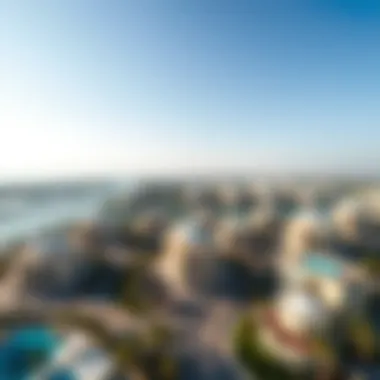 Aerial View of Palm West Stunning aerial view of Palm West showcasing luxury properties