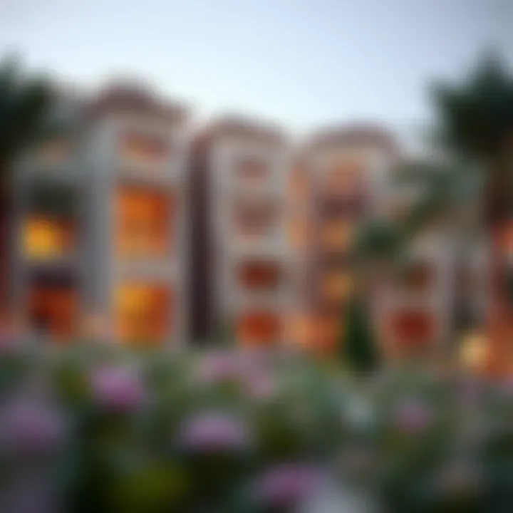 Elegant Architectural Design in Park Greens Elegant architectural design of the buildings in Park Greens