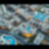 Aerial View of Peninsula 5 Development Aerial view of the Peninsula 5 development showcasing its modern architecture and layout