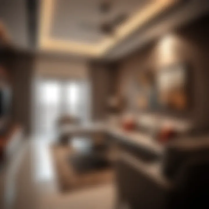 Modern apartment interior in Nad Al Hammar