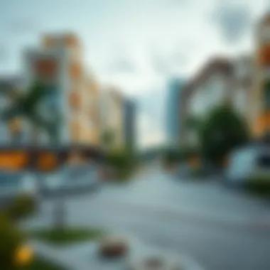 Map of Tecom area highlighting key locations