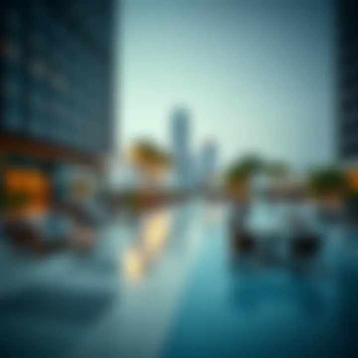 Vibrant community spaces and amenities at Rove Business Bay