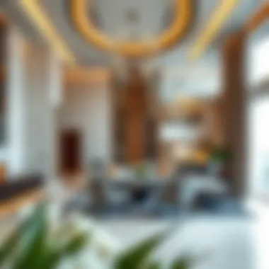 Luxury Interiors in شركة شوبا Developments Luxury interior design from a شركة شوبا project showcasing modern aesthetics