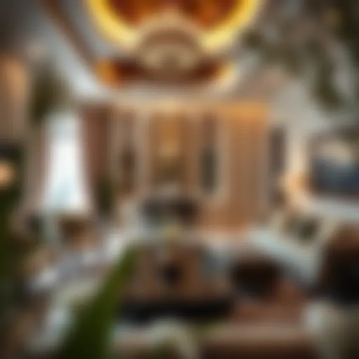 Interior design of a luxurious Shoba Realty property