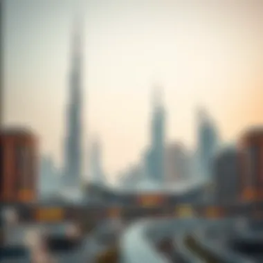 Stunning skyline view of Dubai featuring Shoba Realty's projects