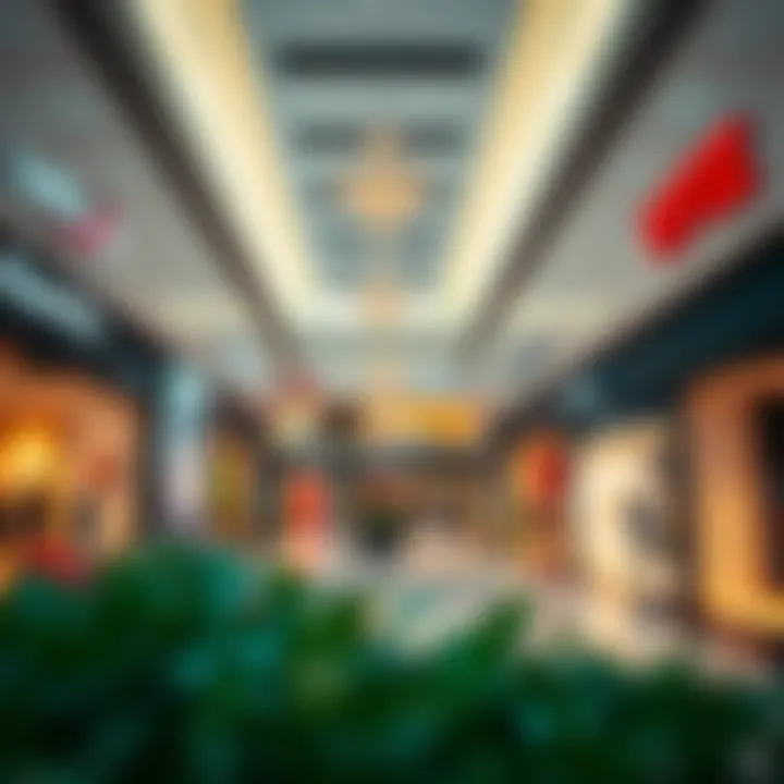 Vibrant Retail Spaces Inside Sparkiz Al Khalidia Mall Interior view of Sparkiz Al Khalidia Mall highlighting vibrant retail spaces