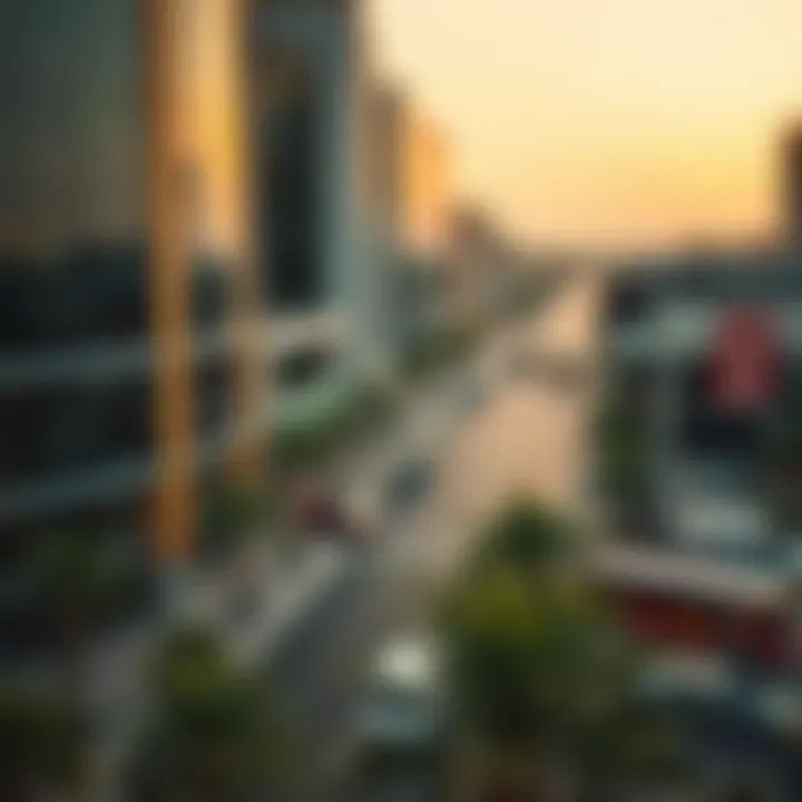 Panoramic view of Al Wasl area showcasing market dynamics