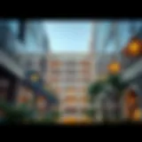 Stunning architectural view of The Alley Dubai